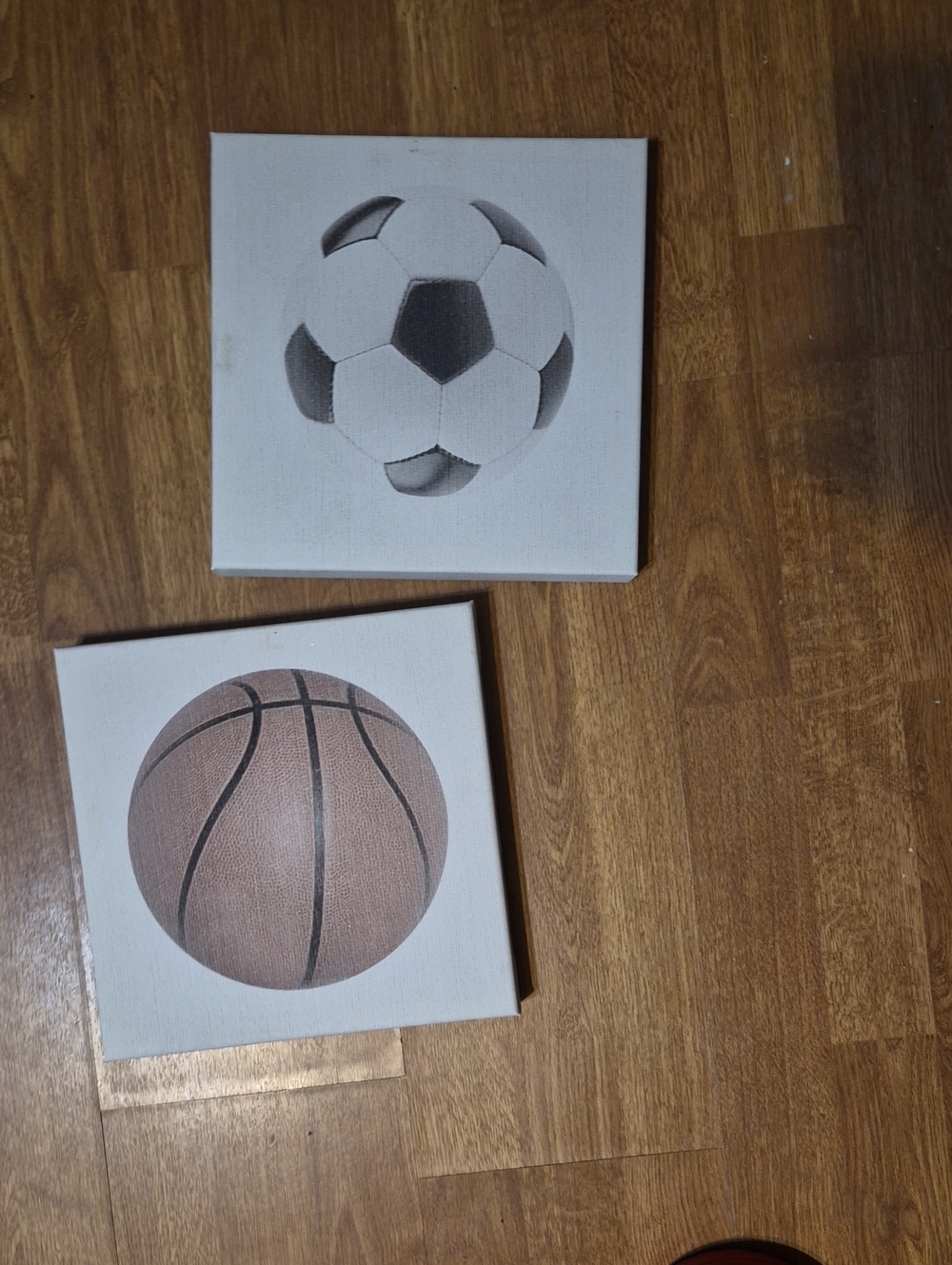 Sports Theme Canvas Wall Art - Set of 2